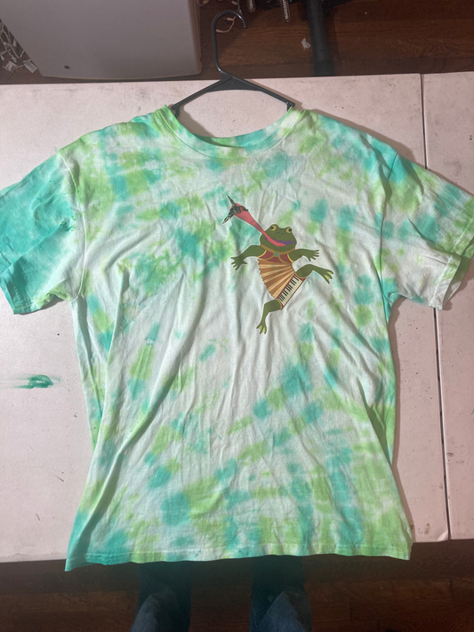 Frog-Cordian Tye Dye Shirt